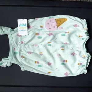 3 for $15 NWT Carter Baby girl one piece romper.